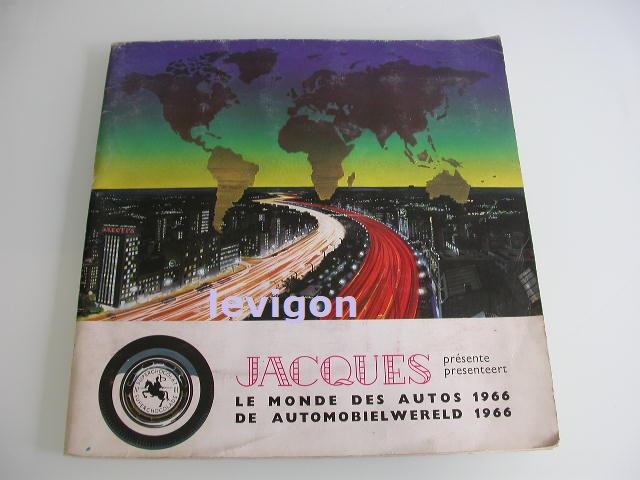Le monde des autos 1966
