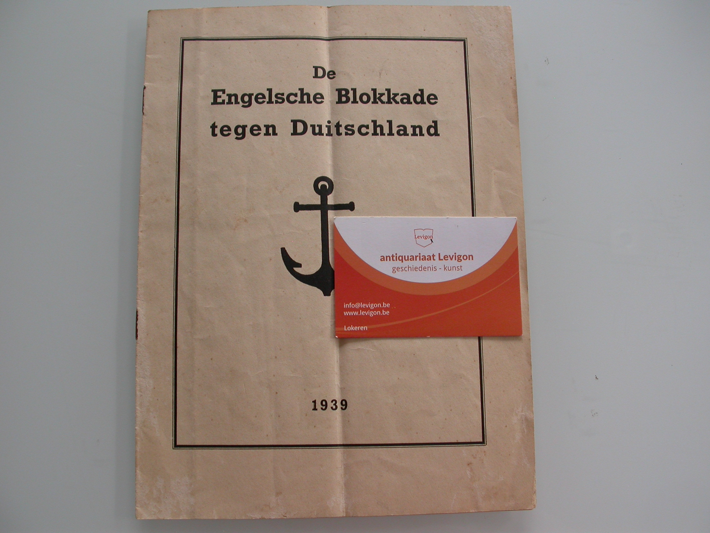 De Engelsche Blokkade tegen Duitschland 1939