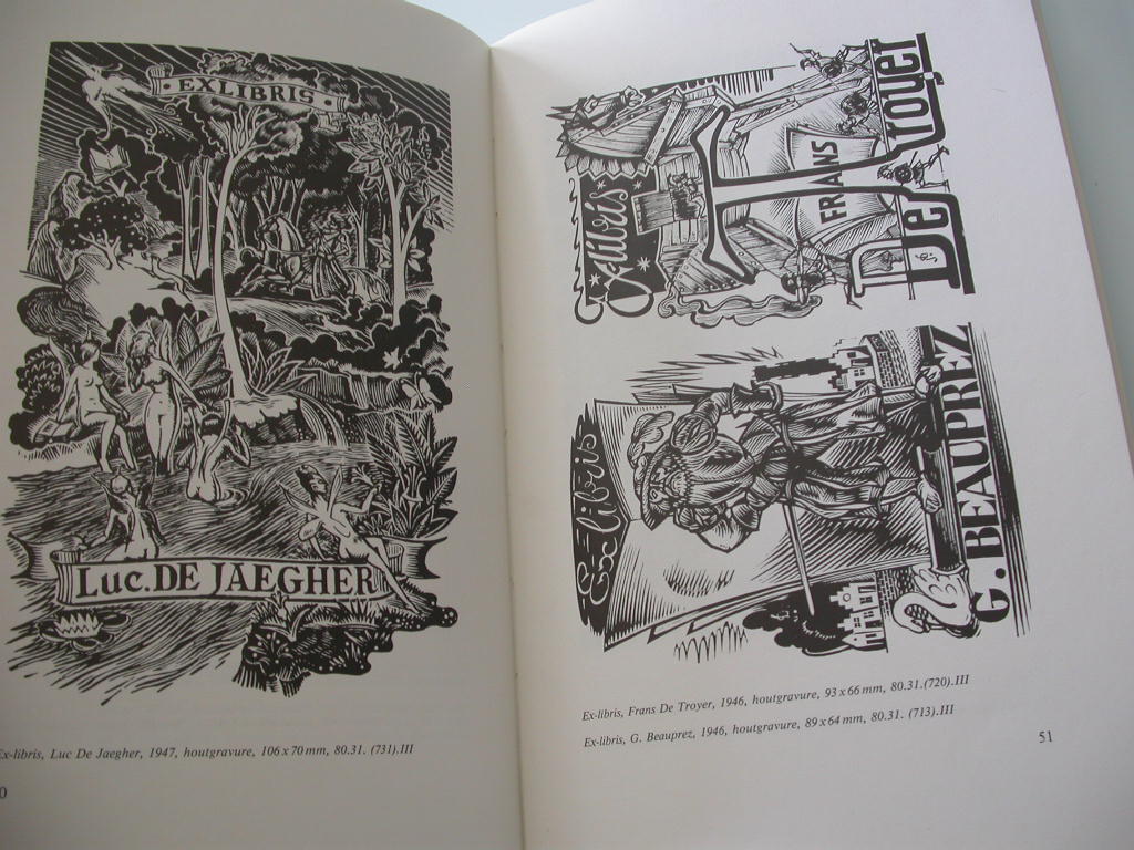 Le Loup Catalogus schenking De Jaegher (ex libris)