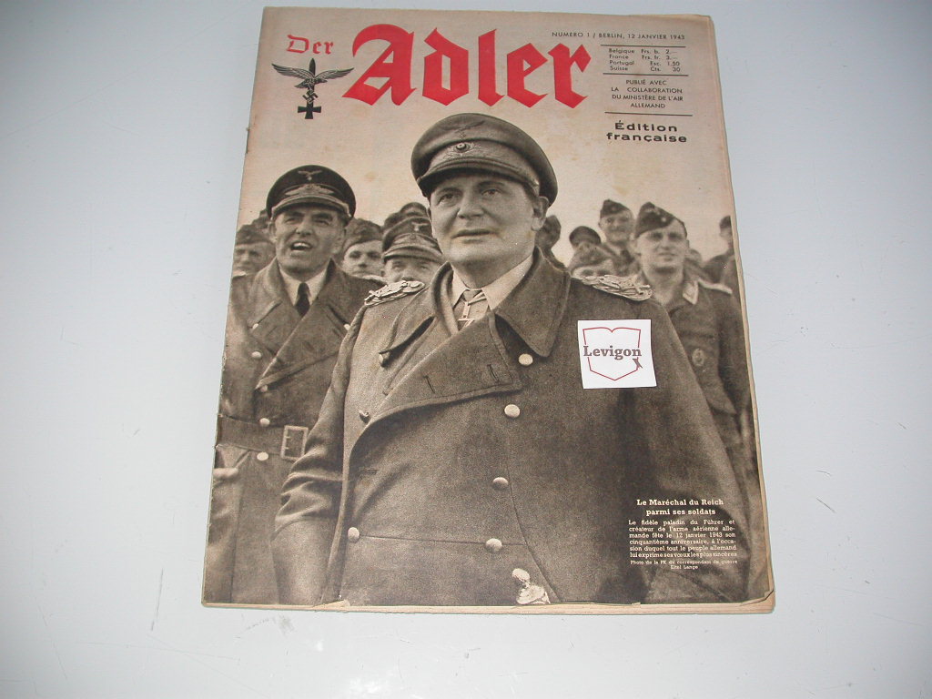 Der Adler 1943 n° 1 édition française