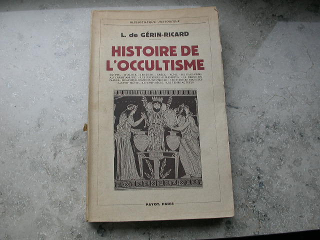 de Gérin-Richard Histoire de l'occultisme
