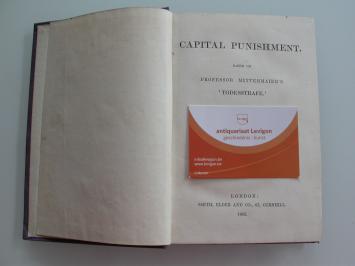 Capital punishment, based on Mittermaier's 