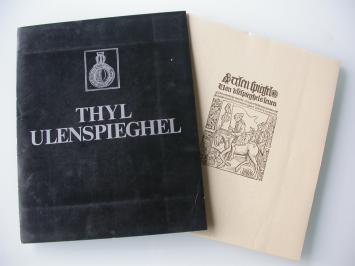 van Hageland Thyl Ulenspieghel kunstmap met houtsneden